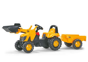 rolly®toys Traptractor rollyKid JCB met rollyKid Trailer en rollyKid Lader 023837