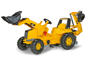 rolly®toys Traptractor rollyJunior CAT met rollyJunior Lader en rollyBackhoe 813001