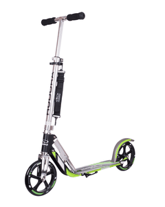 Trottinette enfant évolutive 2 roues Big Wheel GS 205, noir/vert 14695/01