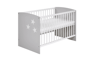 Kinderbett Classic Grey 60 x 120 cm