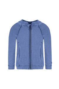 Boys Sweatjacke blue melange