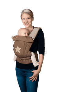 Porte-bébé Bondolino Popeline étoile noix