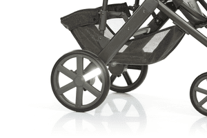 Kinderwagen Reflector-Kit zilver