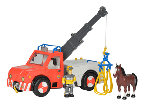 Toys Feuerwehrmann Sam - Phoenix mit Figur und Pferd