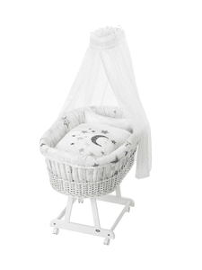 KompEASY bassinet Født e hvit 786-9 Silver Star