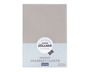 Spannbetttuch Jersey taupe 70 x 140 cm