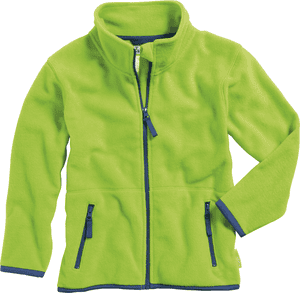 Fleece jasje groen