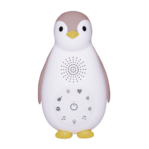 ZOE -De pinguïn Bluetooth Music Box met Night Light lichtroze