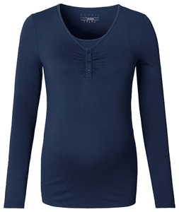 Zwangerschap Longsleeve donkerblauw