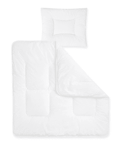 Kindersteppbett-Set Basic 35 x 40 cm / 80 x 80 cm