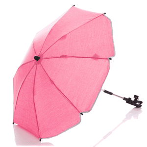 Parasol met ovale onderkant, roze