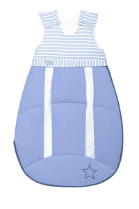 Schlafsack 2-tlg. 4allSeasons strip&strip bleu 70 - 110 cm