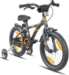 Vélo enfant HAWK 16", noir/orange mat