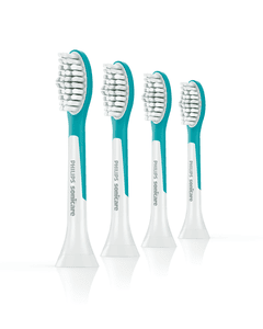 Philip Avent HX6044/33 Sonicare For Kids Standaard-Tandenborstel opzetstukken, 4er Pack, vanaf 7 jaar