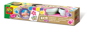 e® Finger paint ECO Girly, 4 barvy