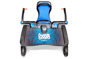 Buggy Board Maxi + mit Sitz blau