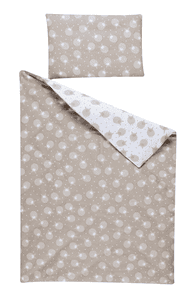 ropa de cama reversible 2 piezas 100 x 135 cm sheep beige