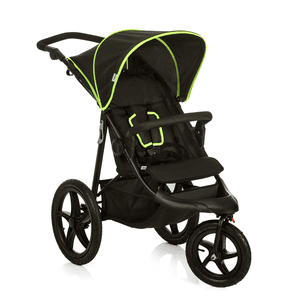 Lastenrattaat Runner, Black/Neon Yellow