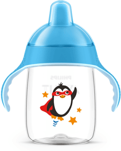 Philips  nebbkopp SCF755 / 05 blå 340 ml 18M + Penguin