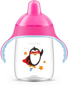 Philips  Schnabelbecher SCF755/07 pink 340 ml 18M+Pinguin