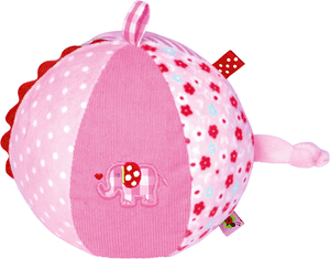 - Stoffball mit Glockenspiel rosa BabyGlück