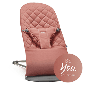 Babywippe Bliss Cotton BE you Terrakotta-Pink