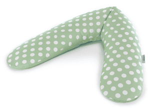 Cuscino da allattamento Original Pois verde