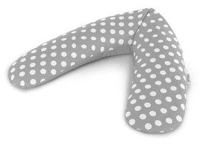 Cuscino da allattamento Original Pois grigio