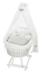 KompEASY bassinet Fødsel e hvit 882-6 Giraffe