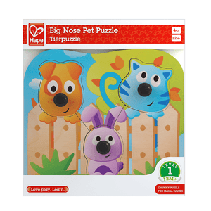 Hape Knopfpuzzle Haustiere