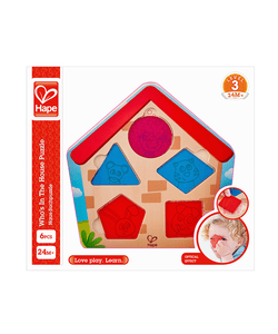 Hape Puzzle Qui est à la maison