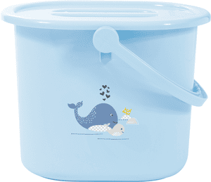 bébé-jou® Windeleimer Wally Whale blau