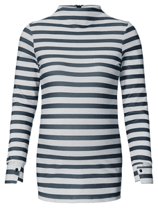 Langarmshirt Black Striped