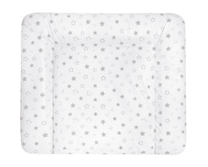 Matelas à langer Softy étoiles blanc 65x75 cm