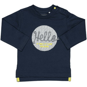 Girls Langarmshirt marine