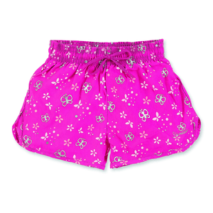 Girls Badepanty Seitenschlitz magenta