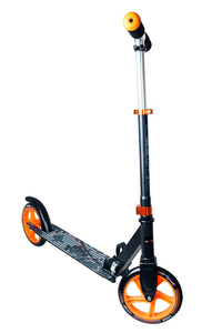 AUTHENTIC SPORTS Aluminium Step, Scooter  zwart/oranje, 200 mm