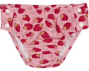 Pañal con protección UV pantalones de fresas