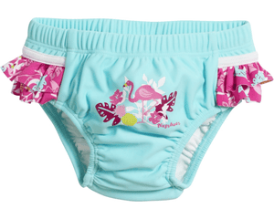 UV-beskyttende blebadebukse Flamingo