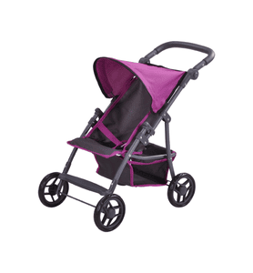 Wózek spacerowy dla lalki Liba - tec purple