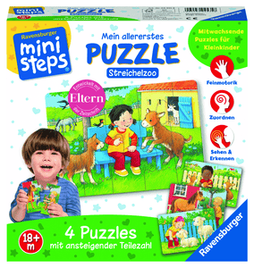 ministeps® Mein allererstes Puzzle: Streichelzoo