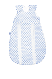 Jersey Slaapzak prima klima check cool blue 60 cm - 130 cm