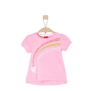 Girl s rosa T-Shirt pálido