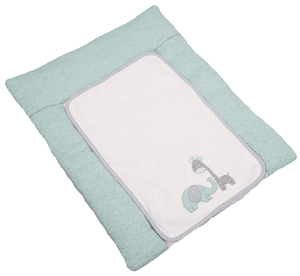 Be Be 's Collection Wickelauflage Max & Mila mint 55 x 70 cm