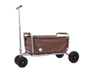 Carrello da trasporto pieghevole LiFe, incl. freno di stazionamento marrone