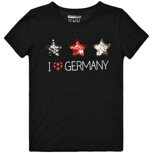 Girls T-Shirt schwarz