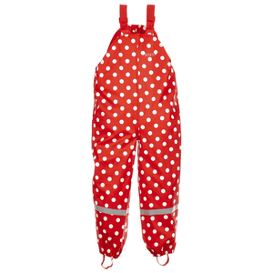 Salopette de pluie enfant Softskin pois rouge