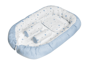 Babynest Cuoricini azzurri