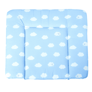 Wickelauflage soft Kleine Wolke blau 85 x 75 cm