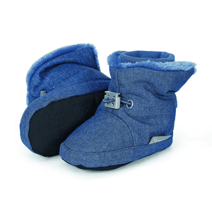 Boys Baby Shoe ink blue melange